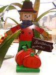 Wooden figure "scarecrow" - handmade
