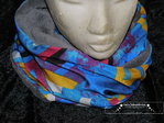 XXL loop scarf "Colorful" tube scarf