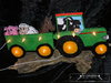 "Tractor with farm animals" wall lamp