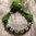 Pacifier chain with the name stars green
