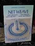 Net Weave with pearls with beads