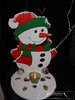 Tea light holder snowman