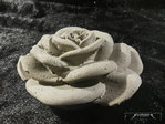 Rose made of concrete handmade weatherproof unique