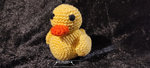 Ducky the duckling crochet duck animal for baby