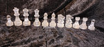11 B-goods chess pieces