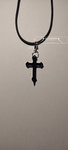 Gothic cross necklace in the color of your choice