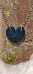 Resin Glitter Necklace Valentine's Day