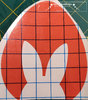 Sticker/Aufkleber Vinyl Ei mit Hase