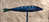 Fische Holz Sockel braun blau maritim Holzfische Badezimmer Deko 18cm