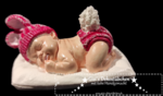 Babyfigur Mädchen oder Junge Dekoration Figur Skulptur