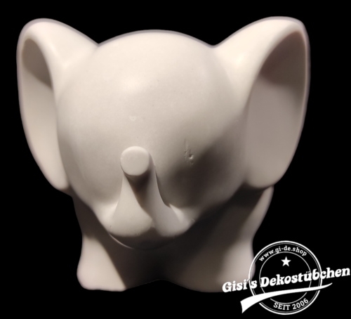 Keramik Elefant Blumentopf / Teelichthalter
