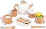 Teeservice Kinderküche, 15 Teile aus Holz